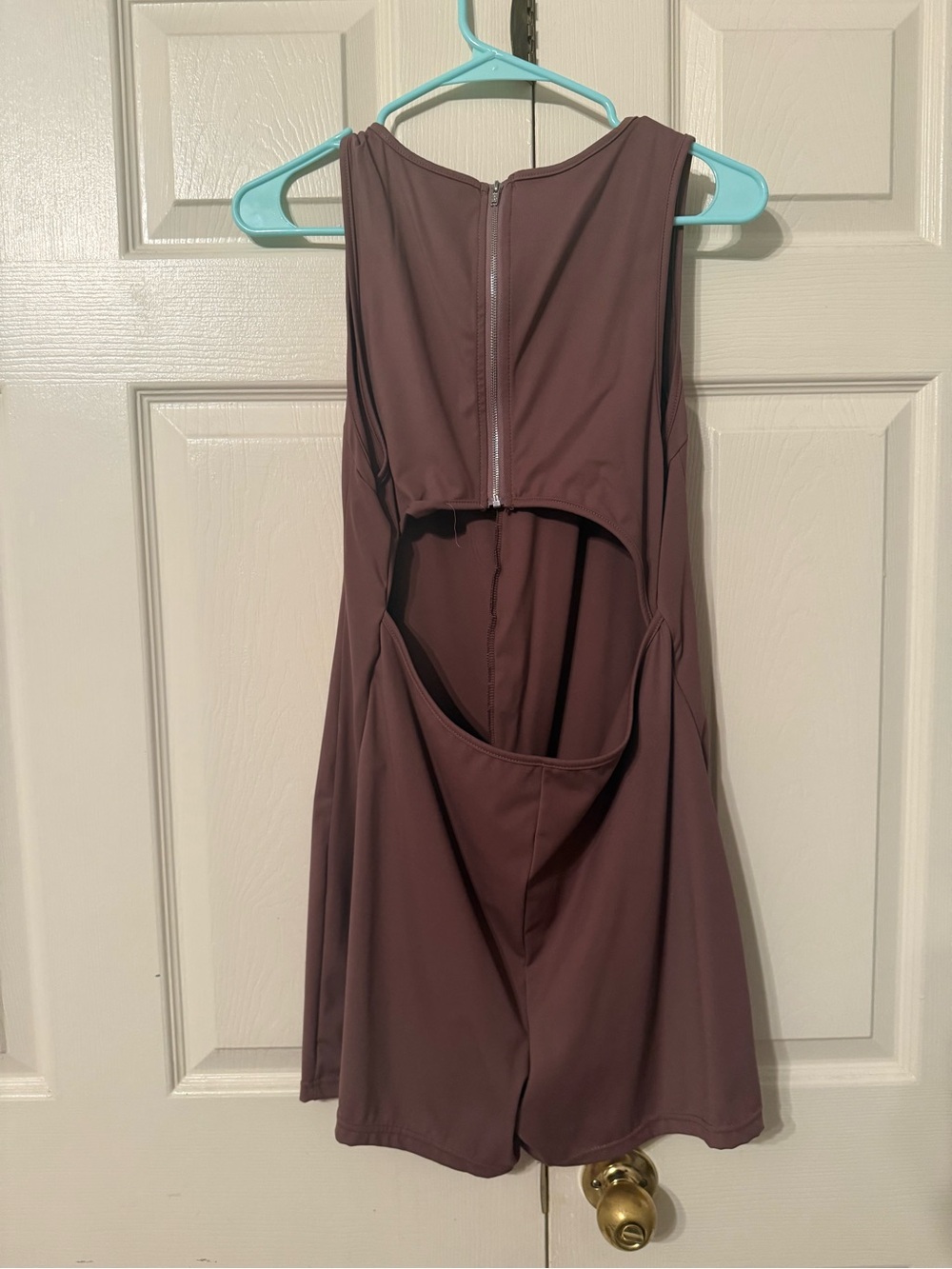 SHEIN Mauve/Purple Sleeveless Romper